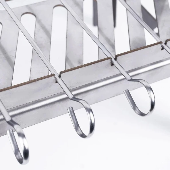 Orcamp Stovo Ateş Üstü Izgara Şiş Piliç Çevirme Aparatlı - 4