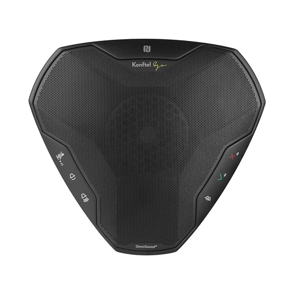 Konftel EGO Siyah 1000mAh BT/USB/AUX/LED Panelli Speaker Hoparlör - Resim 2