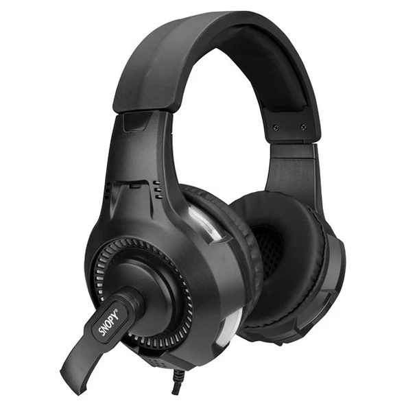 Snopy SN-8800 GAMETIME PC 3,5M PS4-XBOX Siyah Gaming Oyuncu Mikrofonlu Kulaklık - 3