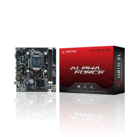 ARKTEK H81 ALPHA FORCE AK-H81M EL DDR3 HDMI PCIE 2.0 1150P mATX - 4