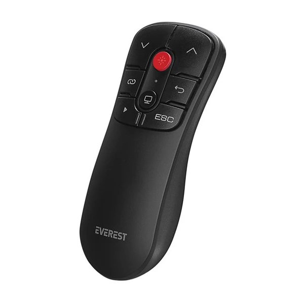 Everest PSN-28 Çok İşlevli USB Kırmızı Lazerli 2.4Ghz Kablosuz Type C Profesyonel Sunum Cihazı ürün görseli