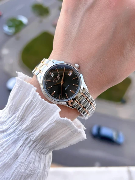 Jg.Polo Club Çelik Kasa & Kordon Kararma Ve Renk Atma Yapmaz Kadın Kol Saati+Bileklik JG04361.2 - Resim 2