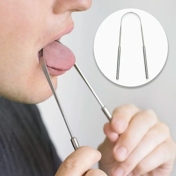 Derin Stok® Dil Temizleme Dil Sıyırıcı Ve Temizleme Aparatı