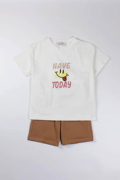 Mackays Erkek Bebek Penye Şort Takım