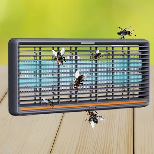 Derin Stok® Düşük Güç Tüketimli 10W Masaüstü veya Duvara Asılabilen Sinek Öldürme Cihazı