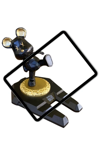 Derin Stok® Ayıcıklı Telefon ve Tablet Standı Masa Üstü Telefon ve Tablet Tutucu Aparatı - 10
