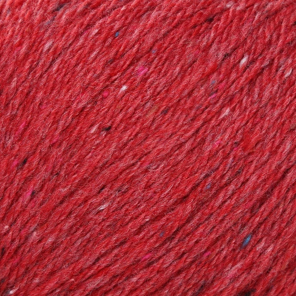 La Mia Re-Tweed Kırmızı Melanj El Örgü İpi - L165 - 2