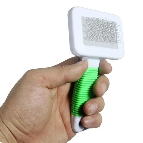Derin Stok® Kedi Köpek Telli Küçük Boy Tüy Bakım Seti Evcil Hayvan Tarama Fırçası - 3