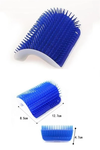 Derin Stok®  Pratik Kedi Tüyü Kaşıma Ve Tarama Aparatı Duvara Monte Kaşıma Aleti - 10