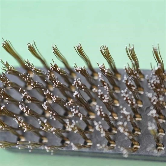 Derin Stok® Metal Tel Fırça Plastik Saplı Pas Kir Sökme Temizleme Fırçası - 5