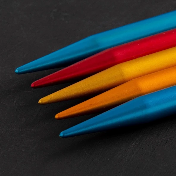 Addi Colibri 7mm 23cm Renkli Çorap Şişi - 204-7 - 3