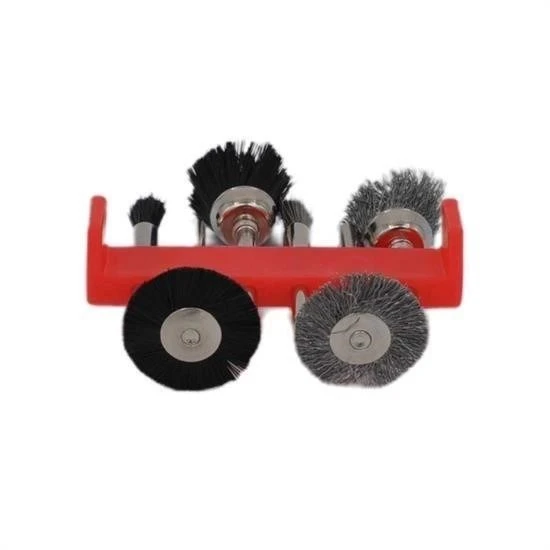 Derin Stok® 12li Kalıpçı Taşlama Uçları Seti Tel Fırça Gravür Uçları Seti - 8