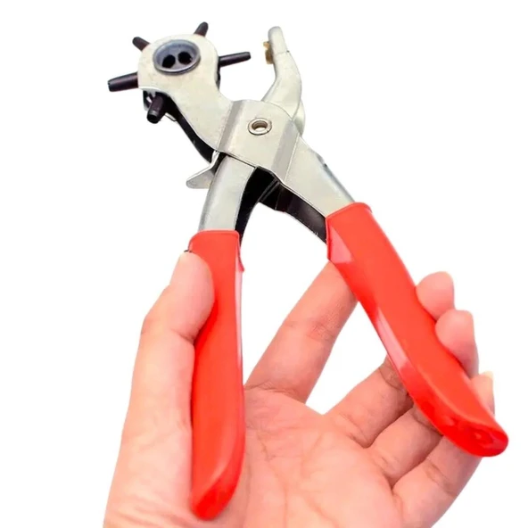 Derin Stok® 6 Farklı Boyutta Kemer Delme Pensesi Kemer Delici Delik Açıcı Aparat - 5
