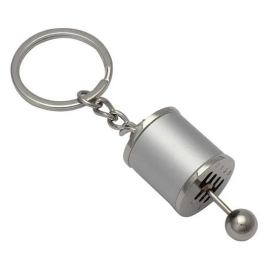 Derin Stok® Hareketli Araba Vites Anahtarlık Altı Hız Manuel Vites Dişli Shifter Topuzu Metal Anahtarlık - 9