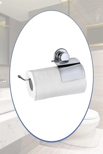 Derin Stok® Vantuzlu Yapışkanlı Kağıt Havluluk Rulo Havlu Tutacağı Askısı - 2