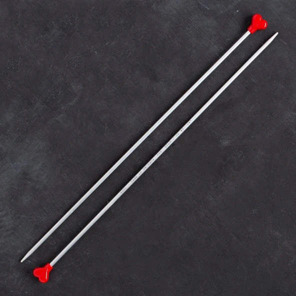 Addi Kalpli 4mm 35cm Klasik Alüminyum Örgü Şişi - - 2