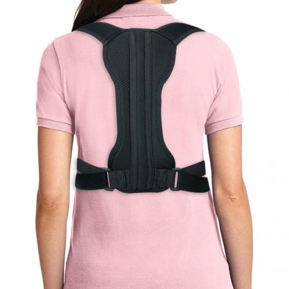 Balenli Ortopedik Dik Duruş Korsesi Dik Duruş Aparatı Kamburluk Önleyici Korse - Resim 2