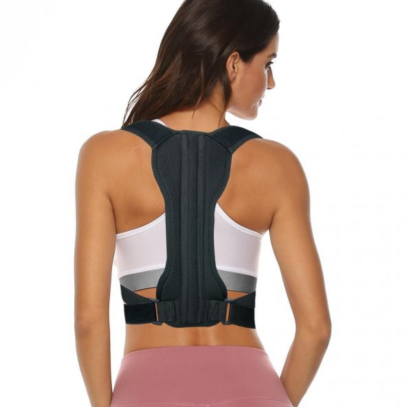 Balenli Ortopedik Dik Duruş Korsesi Dik Duruş Aparatı Kamburluk Önleyici Korse - Resim 4