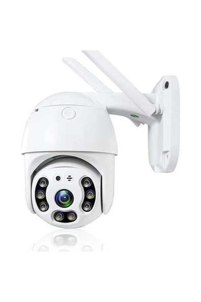Derin Stok® 20 MP HD Lens İç Dış Mekan Suya Danıklı IP Wifi Network Güvenlik Kamerası Wifi Kamera - 10