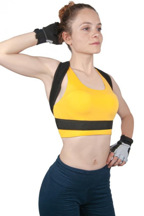 Futuristic Design Sporcu Dik Duruş Korsesi  Profesyonel Medikal Ortopedik Sırt Kamburluk Önleyici Sporcu Korsesi - Resim 4