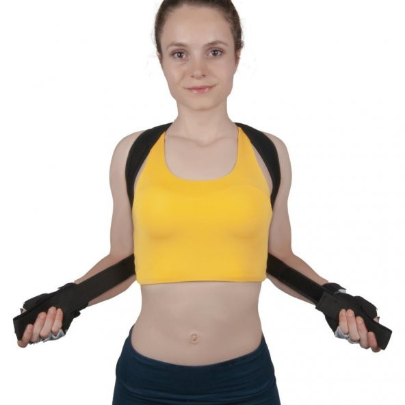 Futuristic Design Sporcu Dik Duruş Korsesi  Profesyonel Medikal Ortopedik Sırt Kamburluk Önleyici Sporcu Korsesi - Resim 8