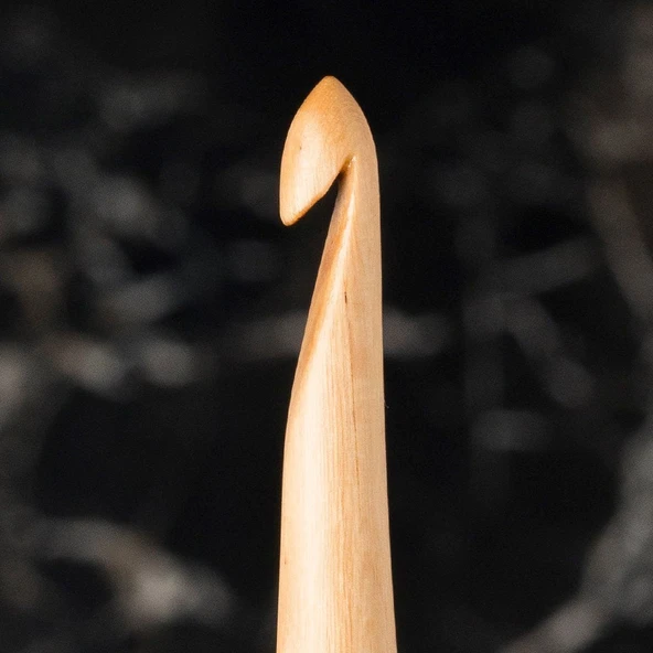 La Mia Whitewood 4 mm 15.5 cm Ahşap Yün Tığ - 2