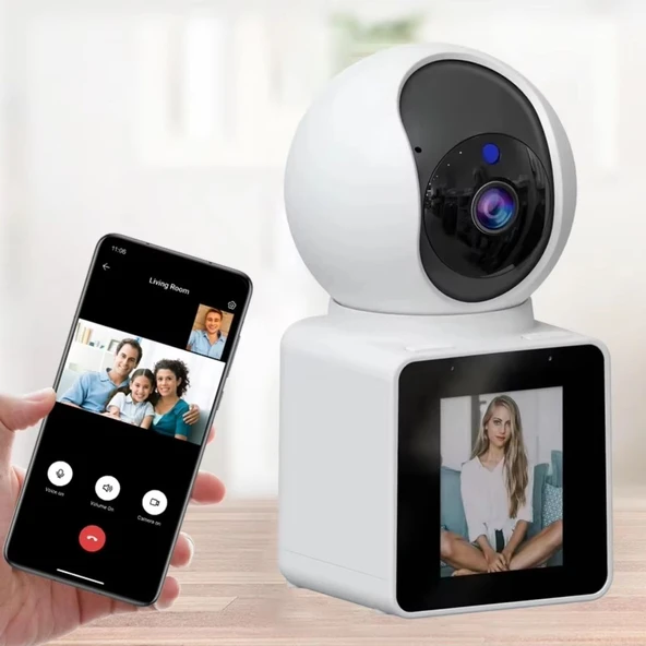 Derin Stok®  Wifi Bağlantılı Görüntülü Görüşme Sağlayabilen Ev Tipi Güvenlik Kamerası