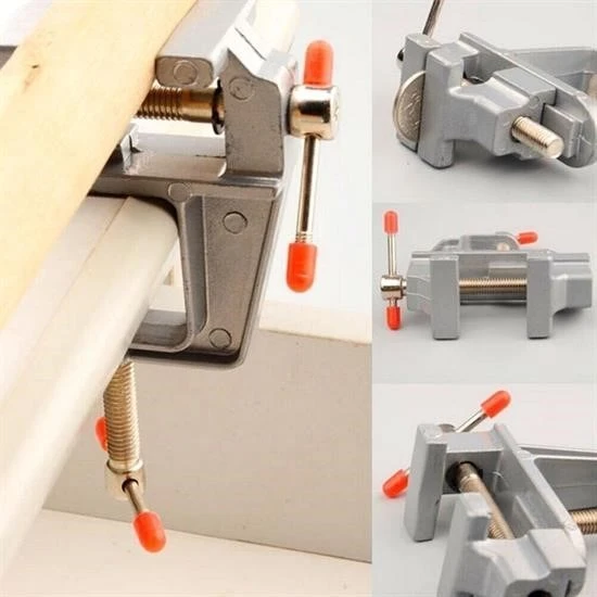 Derin Stok® Mini Masa Tezgah Hobi Mengenesi Sabitleme Sıkıştırma Aparat 30mm - 10