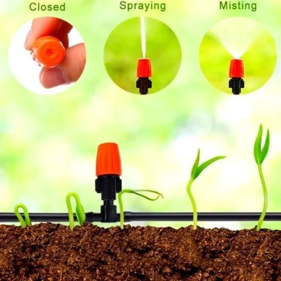 Derin Stok® 10 Metre Bahçe Damlama Sulama Sistemi Seti Hortum ve Ek Parçaları - 7