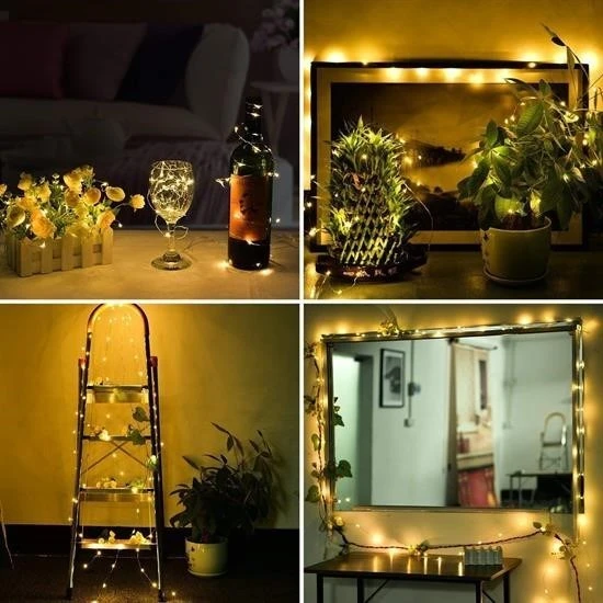 Derin Stok® Yılbaşı ve Özel Konsept Dekorasyon 5 Mt USB Bağlantılı Led Işık