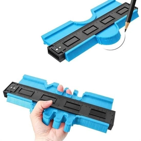 Derin Stok® Kontur Ölçüm Cihazı Ahşap Fayans Şekillendirme Kalıbı 24 cm - 3