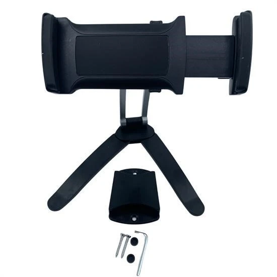 Derin Stok® 360 Derece Dönebilen Mutfak Masaüstü Telefon Tablet Tutucu Ayarlanabilir Esnek Ayaklı Metal