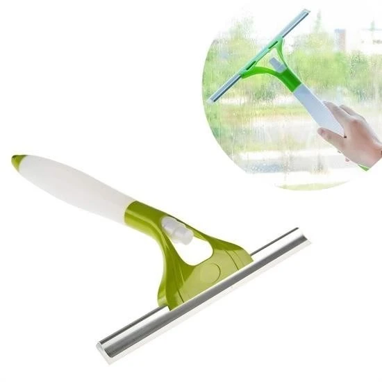 Derin Stok® Pratik Spreyli Cam Sil Pencere Ayna Tezgah Duşakabin Temizleyici Püskürtmeli Silme Aparatı