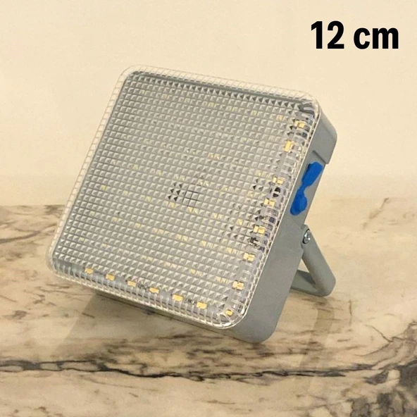 Derin Stok® Dış Mekan ve Kamp İçin USB İle Şarj Olan 4 Farklı Işık Modlu Güçlü Projektör Lamba 100W 2400 Mah - 2