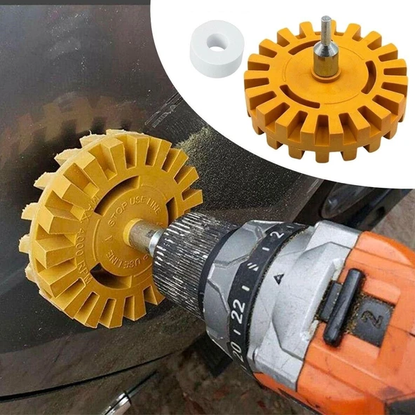 Derin Stok® Kauçuk Oto Leke Temizleyici Silgi