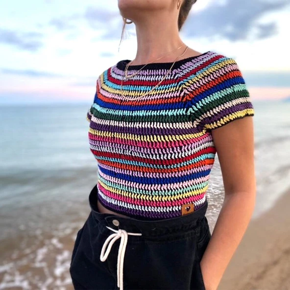 La Mia Mercerized Cotton Sarı El Örgü İpi - 177 - 33584 - 4