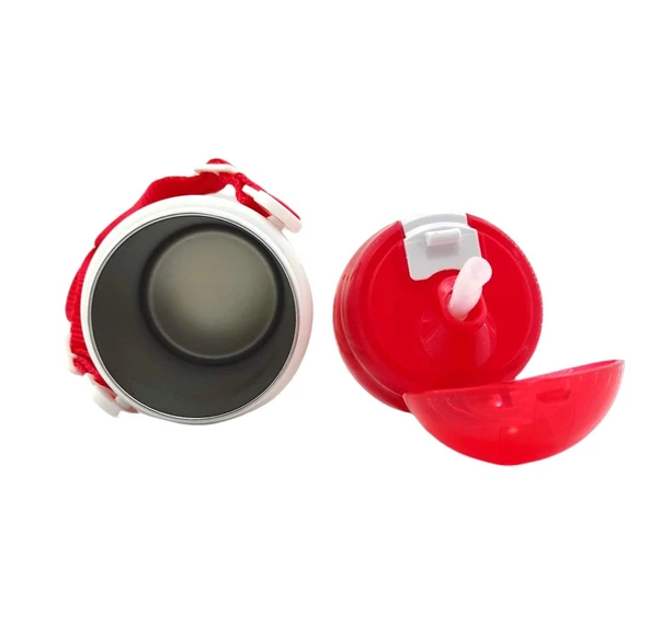 Masis Kırmızı Termos Özellikli 320 Ml. İçi Çelik Matara - 3