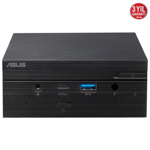 ASUS Mini PC PN51-S1-B-B5285MD, AMD Ryzen 5 5500U, 8Gb Ram, 256Gb SSD, Paylasimli Ekran Karti, Wi-Fi, Bluetooth, FreeDos, MFF MiniPC
