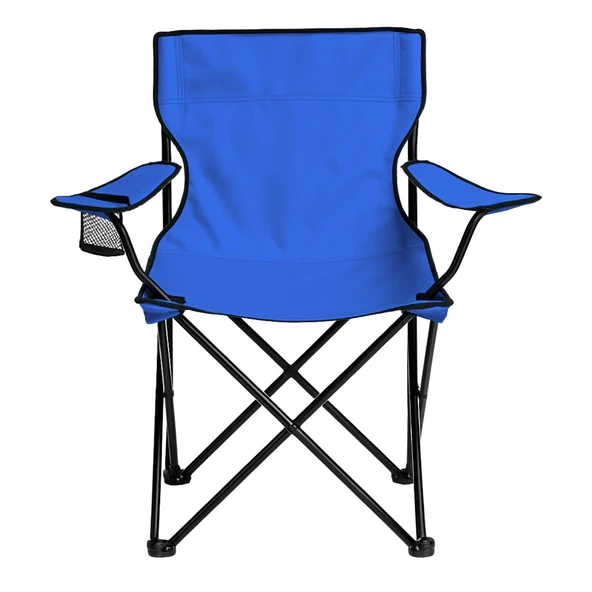 Katlanır Kamp Piknik Sandalyesi - Bardaklıklı - (DY.001) - Mavi - Taşıma Çantalı - 8