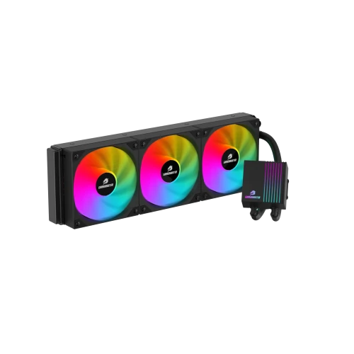 GameBooster PRIME, P360B, 360mm, Rainbow, 3 Fanli, LGA1700/AM4/AM5 Uyumlu, CPU Sivi Sogutma Siyah