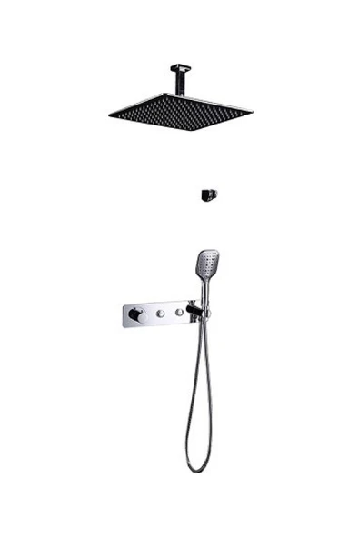 NEWARC STEP YATAY ANKASTRE BANYO SETİ (KROM) - 2