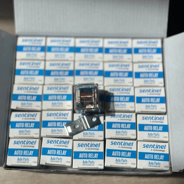 Sentinel Mini Röle Şeffaf 12V 40A 5P 87a Ledli 25 Adet - 3