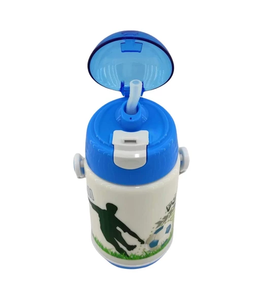 Masis Mavi Termos Özellikli 320 Ml. İçi Çelik Matara - 2