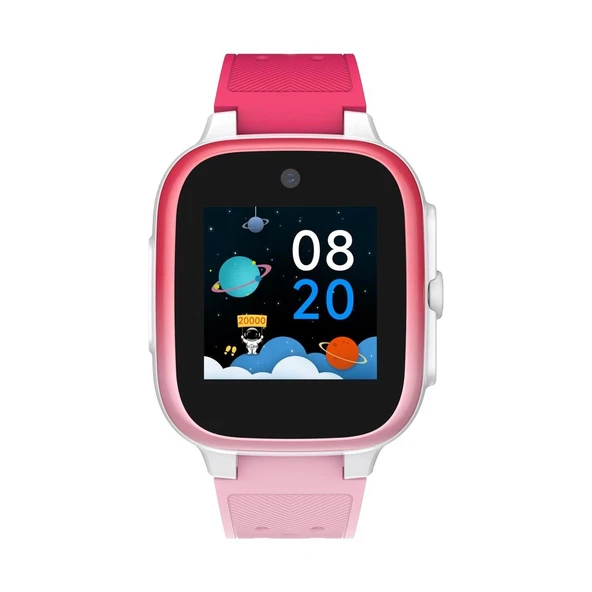 Havit KW12 4G Sim Kartlı Akıllı Çocuk Saati - Pembe