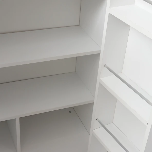 Kiler, Blesk 2 Kapaklı Küçük Erzak Kiler Mutfak Dolabı Beyaz - 5