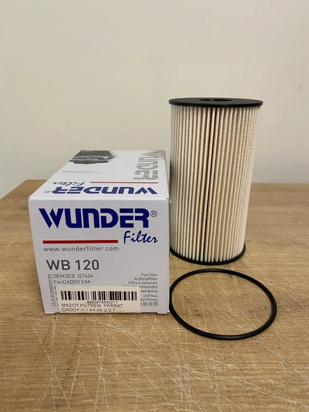 WUNDER WB120 Yakıt Filtresi Golf VI VII / Jetta / Superb / Caddy III / Passat (1.6 1.9 2.0 TDI)
