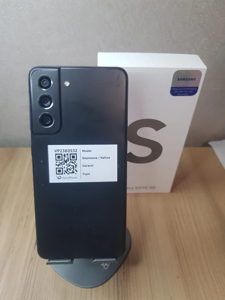 YENİLENMİŞ SAMSUNG S21 FE 128GB SİYAH KUTULU FATURALI GARANTİLİDİR