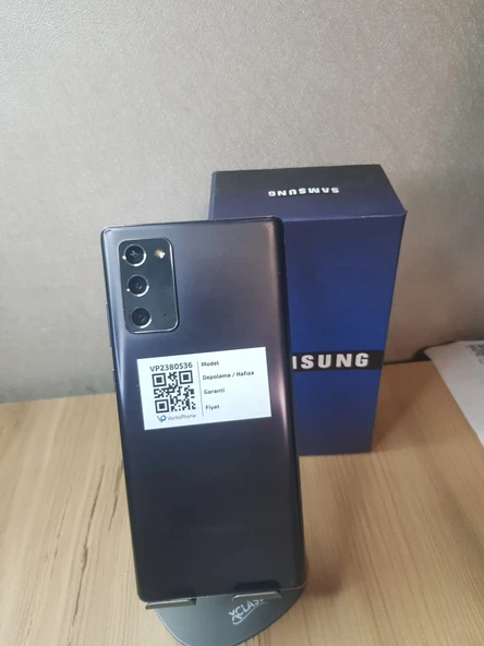 YENİLENMİŞ SAMSUNG NOTE 20 256GB SİYAH KUTULU FATURALI GARANTİLİDİR