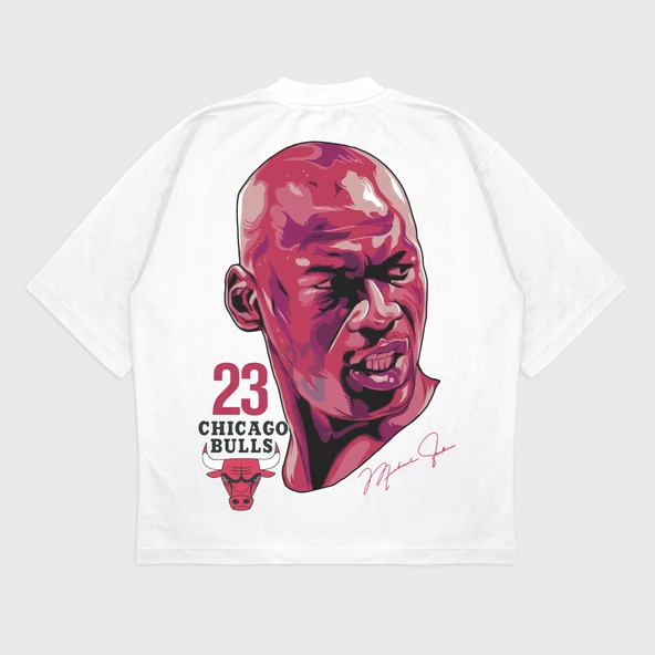 Oversize 'Jordan 23' Baskılı T-Shırt