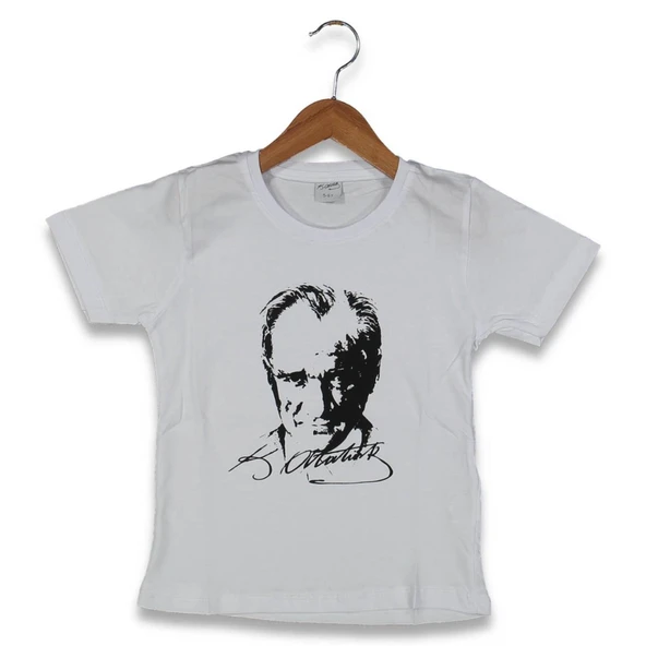 Atatürk Baskılı Çocuk Tişört BGL-ST04548 - 4